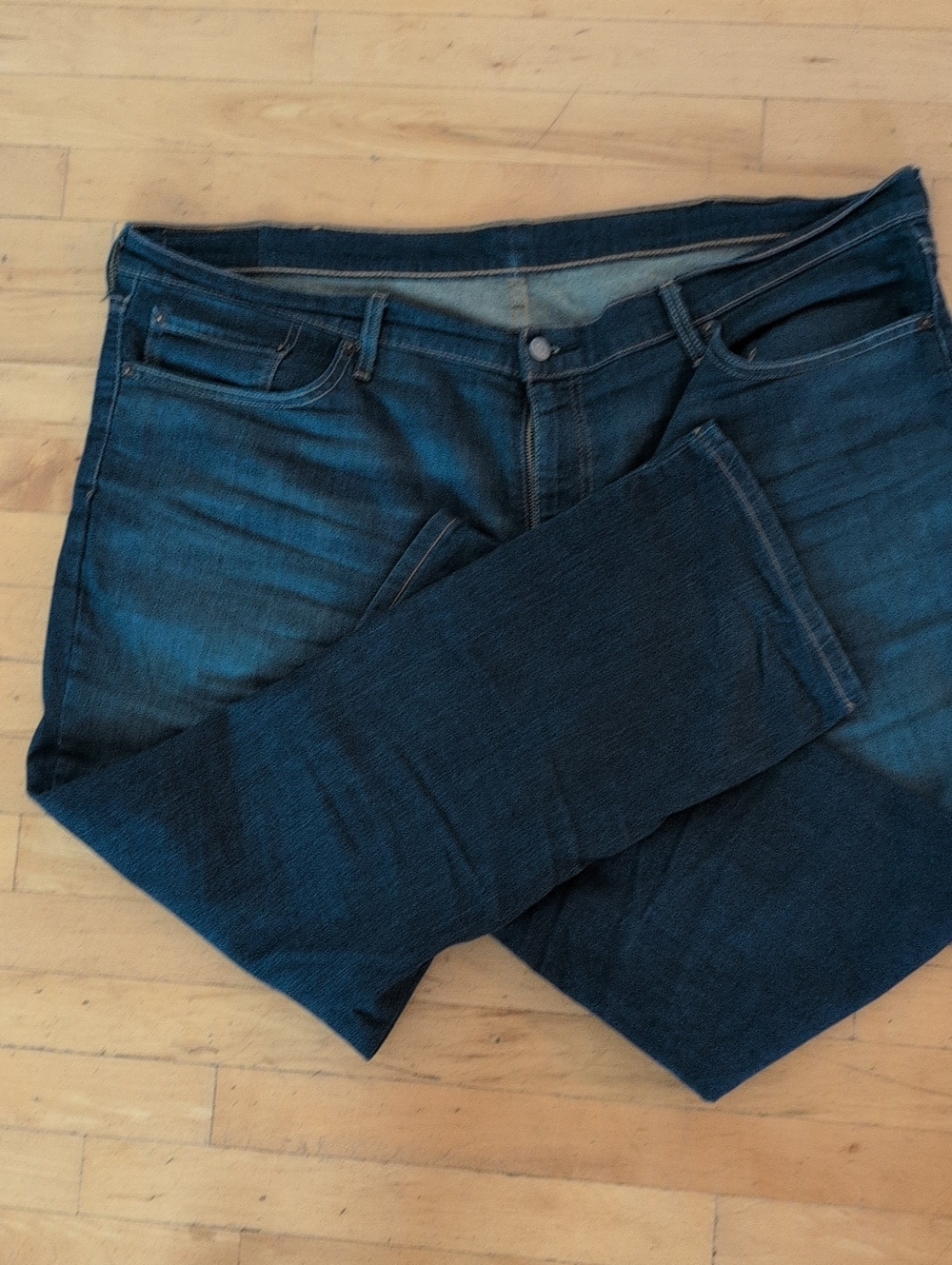 Levis 541 Men's Dark Blue Straight-Leg Jeans 46x30